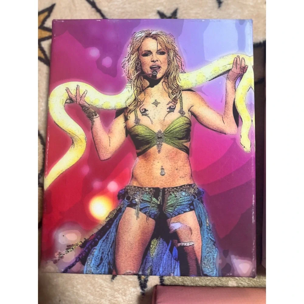 Britney Spears Canvas Art Prints Set of 3 Pop Star Decor 8x10 - Picture 4 of 6